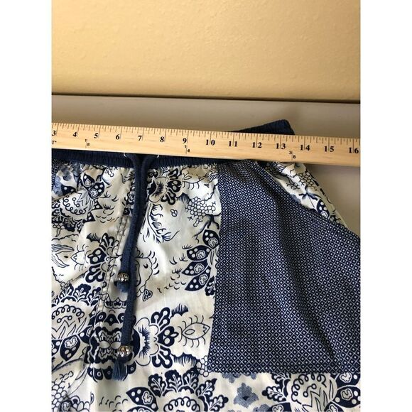 MNG by Mango Suite High Waisted Elastic Pull On Lounge Floral printed pants size - Picture 7 of 14